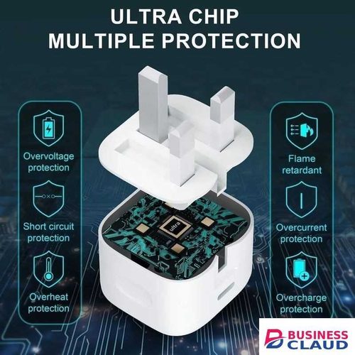 Apple 35W Fast USB C Power Adapter Plus Type C Braided Cable for Iphone 16 17 Pro Max Fast charger Type C Wall Plug for Iphone 17 Pro Max/17/ 16 Promax/15 pro Max/15 Pro/15/15 Plus, Ipad + Free 1 M braided Type C cable