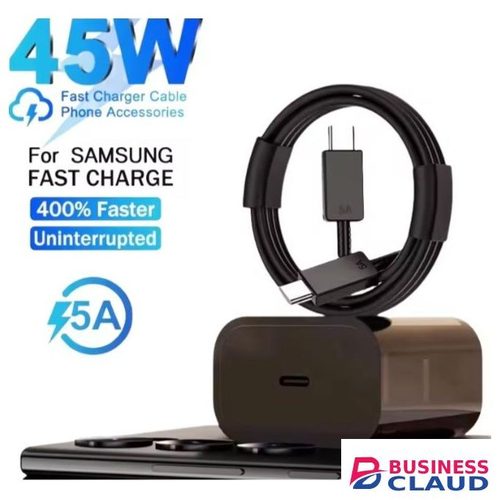 Samsung 45W Super Fast Type C Charger - Galaxy A06-A56 A05-A55 A07 A17