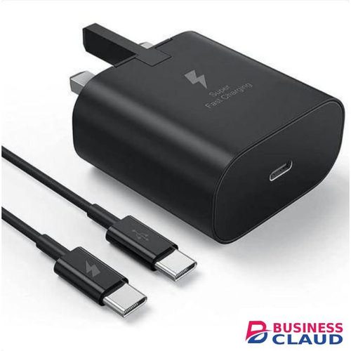 Samsung 25W Super Fast Charger with Cable - Galaxy A05-A56 A33-A55 Adapter