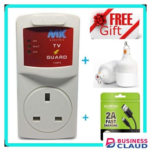 MK TV Guard +Rechargeable Bulb + Charging Cable