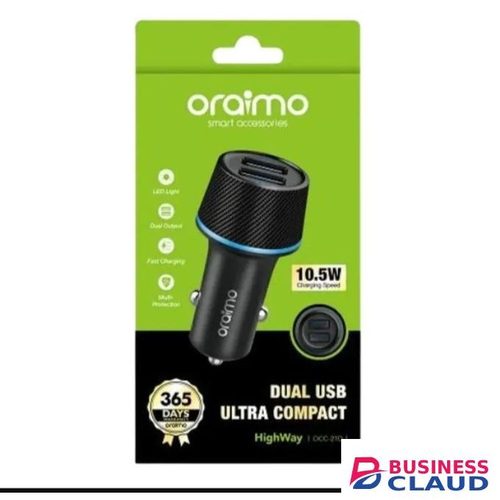 Oraimo Car Charger 10.5W Highway OCC-21D + Fast Charge Type-C Cable