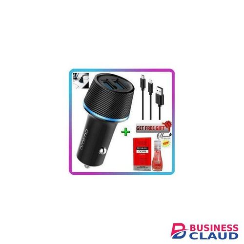 Oraimo Best Faster Car Charger with 2-in-1 Lighting and Micro USB Cable+Free Dunhill Desire Perfume