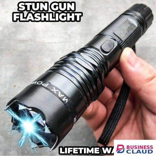 Home Sercurity Self-Defense Electric Shock Laser Pointer Torch 3-in-1 Rechargeable