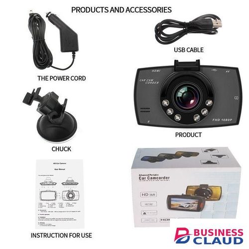 Car Camcorder, Full HD 1080P Car Camcorder, Dash Cam With LCD Screen, Car DVR (Digital Video Recorder)
