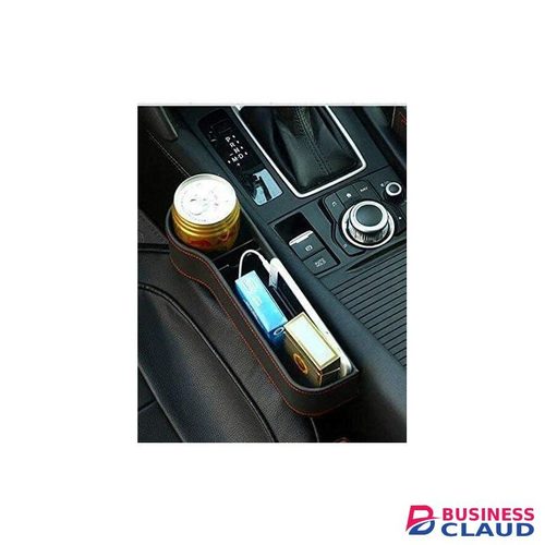 Car Seat Gap Filler Premium PU Full Leather Seat Console Organizer, Car Pocket Organizer, Car Interior Accessories, Car Seat Side Drop Caddy Catcher, Storage Box, Console Side Pocket