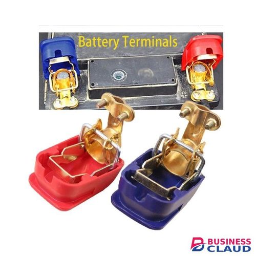 2pcs Universal 1 Pair 12V Quick Release Battery Terminals Clamps for Car Caravan Boat Motorcycle Car-styling Car Accessories