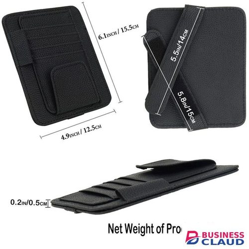 Car Visor Organizer Car Visor Multi-Pocket Auto Interior Pocket Organizer Accessories Holder Pouch Pen Car Storage Document