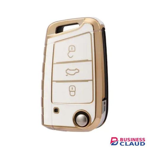 Volkswagen Key Case Cover/ Car Key Cover Volkswagen Key Accessories -White