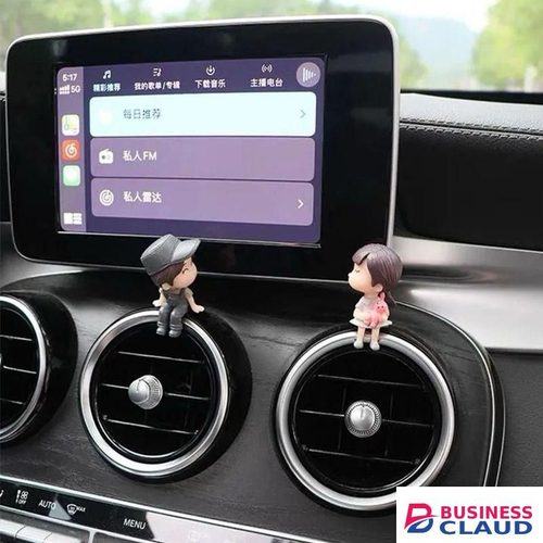 pair Car dashboard Decoration Car Air Outlet Clip Cute Cartoon Couples Action Figure Balloon Ornament Auto Interior Dashboard Car Accessories
