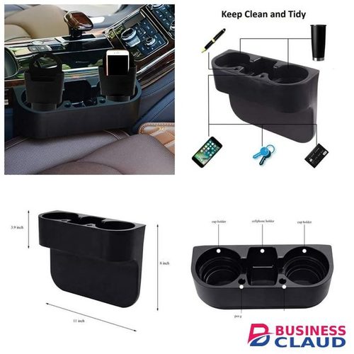Car Cup Holder, Adjustable Vehicle Drink Holder for Dashboard, Console and Seat, Universal Car Accessories for Cups, Bottles, Travel Mugs, Easy Installation and Durable Material