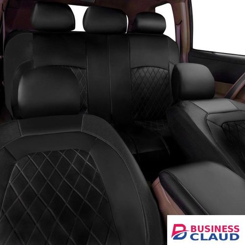 9 Pieces Universal Car Seat Cover PU Leather Seat Protector Automobile Interior Accessories for Car SUV Vehicle
