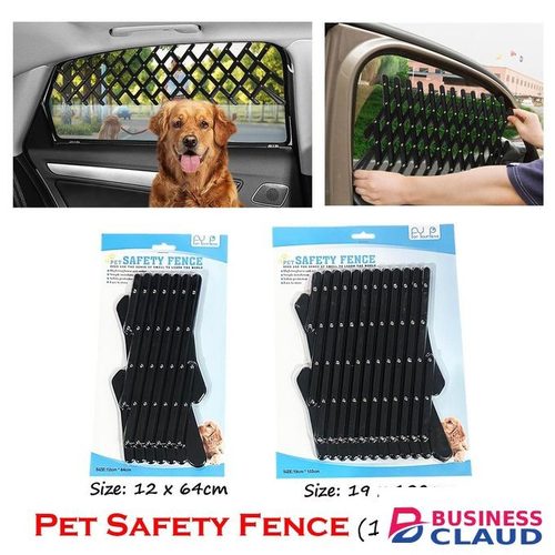 Portable Pet Fence Window Guard Retractable Dog Safety Barrier for Cars Dog Travel Vent Puppy Security Ventilation Grill Mesh Vent Guard Telescopic Accessories Supplies Secure and Adjustable