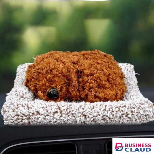 Speedwav Sleeping Cat Plush Toy Car Interior Dashboard Decorative/Soft Accessories Figurines Showpiece for Car Dashboard