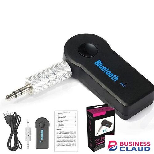 Wireless Car Audio Receiver with Bluetooth V5.0 and 3.5mm Jack for Stereo Music and Handsfree Accessory