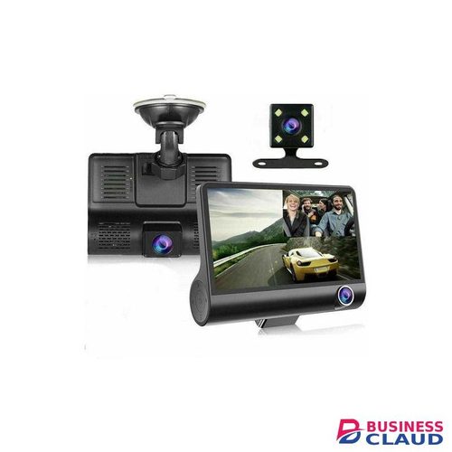 Comprehensive Dash Cam with Triple Lens Front Rear & Inside Recording