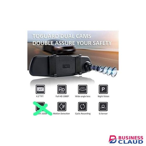 3.5 Inch HD 1080P Front Dash Camera Video Recorder with Night Vision and G-Sensor for Vehicles