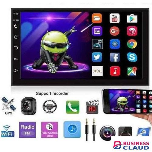 7" Android Radio + FREE DASH CAMERA and Reverse camera,Android 15, Carplay, Wifi, Gps, Youtube, Google Maps
