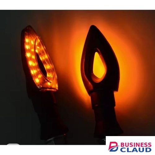 Universal 2pcs motorcycle turn signal waterproof bliker lights