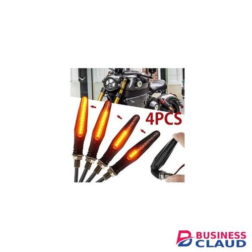4Pcs Motorcycle Turn Signal Lights Universal Motorcycle Indicators LED Motorbike Turning Indicators Daytime Running Lights