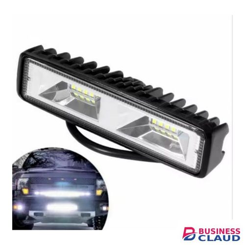 1 pcs Motorcycle 18W 12V 16 LED Work Light Spot Beam Bar Car Truck SUV ATV Off-Road Driving Fog Lamp Headlights Flood Spot Fog Lights