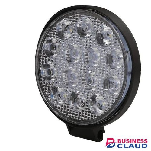 Car 14 LED Round 12v-24v common 5 IN 1 Flashing Focus Beam Ligh LED Fog Light Aluminium Waterproof Pod Driving Spot Head Lamp Off Roading Lights for All Cars Bar light