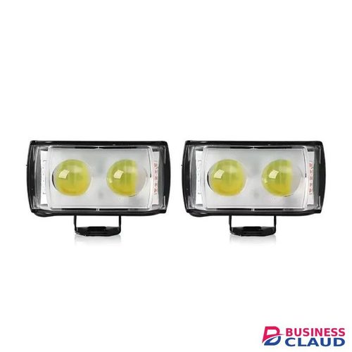 2pcs Motorcycle 2 lens dual fog lights plus switch