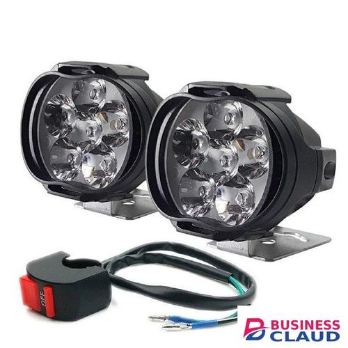 2pcs set motorcycle headlights headlamp spotlight fog head light