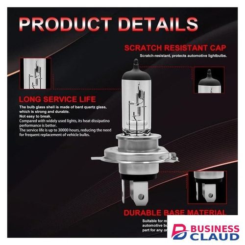 Koito 12V 90/95W Headlight Bulb - For Toyota,Subaru,Nissan,Mazda,Honda,Vw