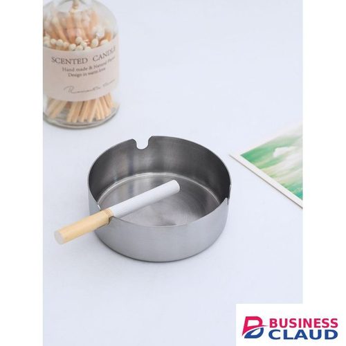 Decorative Ash Tray Stainless Steel Ashtray Cigarette Ash Tray Home Decoration for Hotel, Restaurant, Cafes, Balcony, Bar, Office, Balcony - Indoor & Outdoor Use