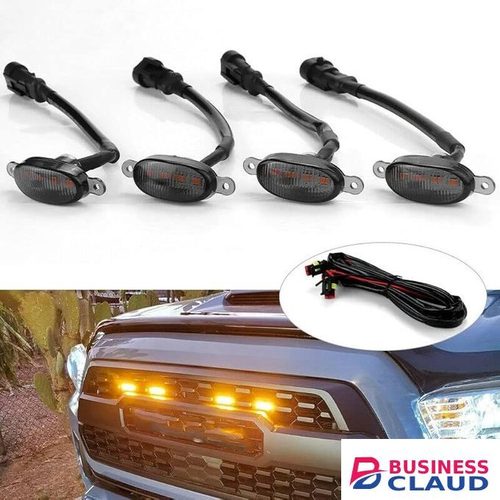 4PCS VIP Grill LED Lights – Waterproof, Ultra-Bright, Easy Install for Trucks & SUVs