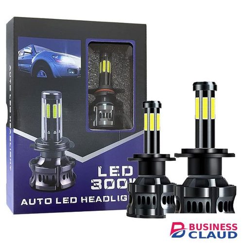 H4 Ledheadlight Bulbs 300w High LoW Beam coversion