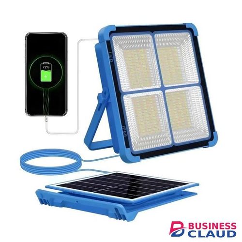 Durable Build Home Security Affordable Pricing 200-Watt Solar FloodLight Mobile Home Emergency Battery Charging Power Bank & LED Solar Light BL-911