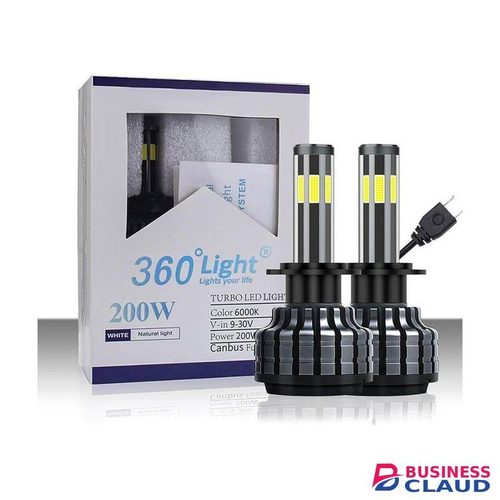 LED Headlight Bulbs 360°View 200w focus beam h4,h11,h7,9005