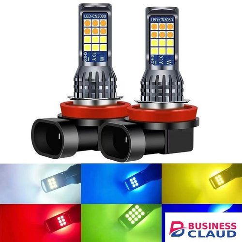 Car LED Fog/Signal Light Bulbs – Pair