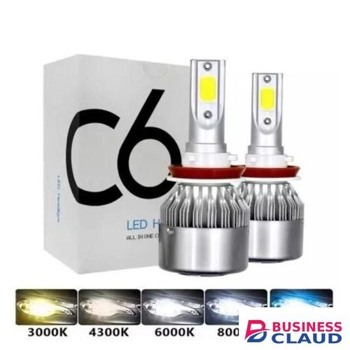 C6 H4 LED Car Headlight Kit COB Bulbs 36W 6000K White High Light