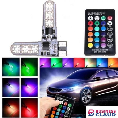 Colorful Remote Controlled Car Parking Bulbs PAIR