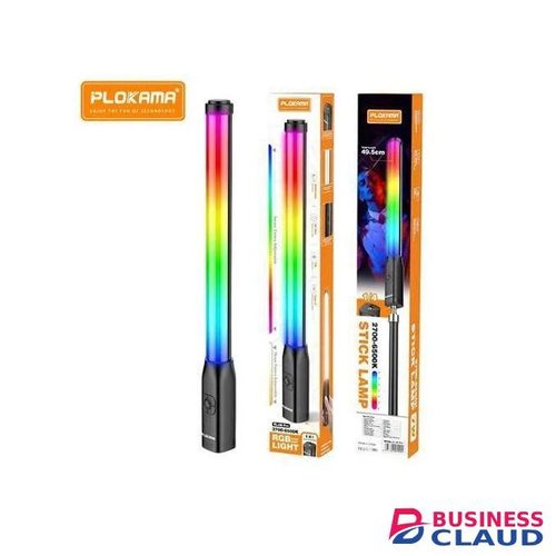 Plokama VL-06 Pro RGB Handheld LED Light Stick for Studio Photography and Vlogs