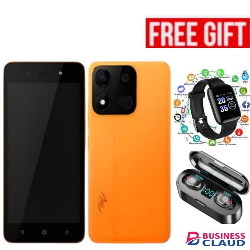Itel A18S,5.0"DISPLAY INCHES,2GB RAM EXPANDABLE 4GB /32GB ROM,FINGERPRINT,FACE UNLOCK,3020MAH MMM