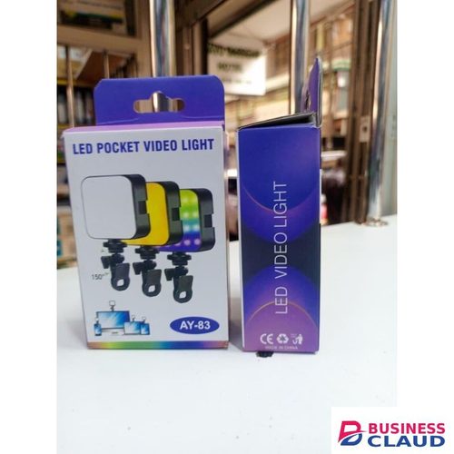 AY-83 RGB Portable Video Light – Pocket LED Lighting Tool for Creators