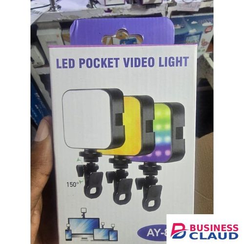 AY-83 Mini RGB LED Video Light – Pocket-Sized Photography Lighting for Mobile and DSLR Camera Content Creators