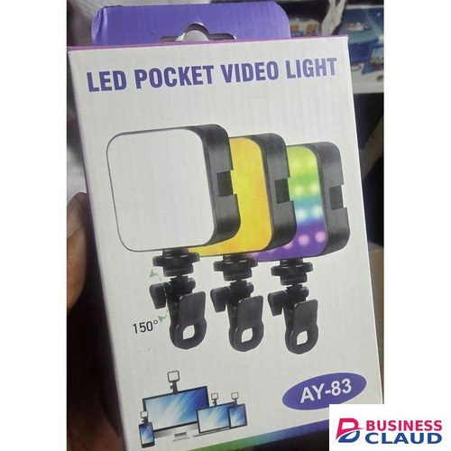 Portable RGB LED Fill Light AY-83 – Pocket Lighting for Content Creators