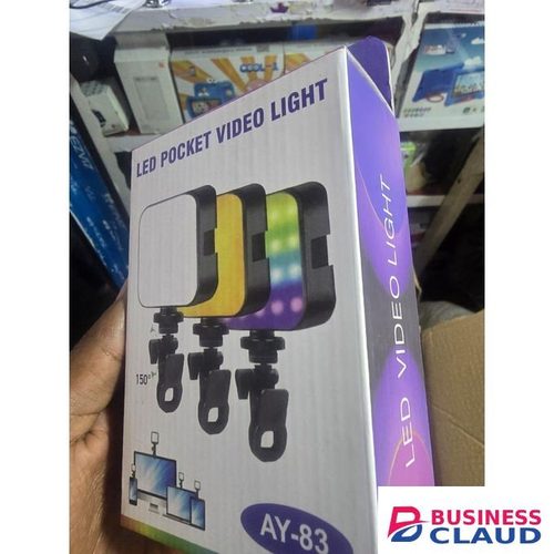 AY-83 Mini RGB LED Video Light – Pocket-Sized Photography Lighting for Vloggers, Content Creators, and Streamers