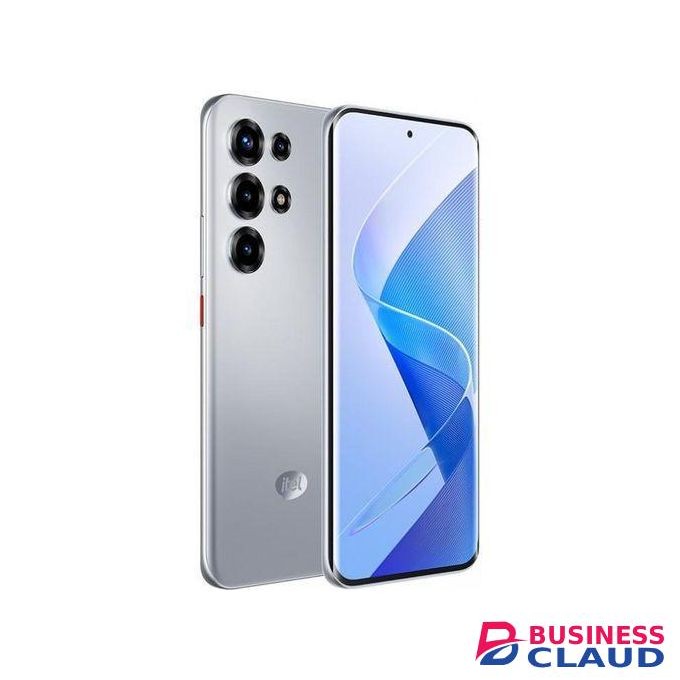 Itel S26 Ultra, 6.78' Curved Screen Corning Gorila Glass, 256GB Storage + Up To 16GB RAM 600mAh Battery, 50MP Camera - Silver