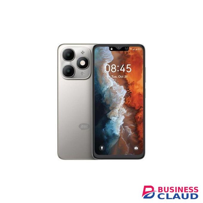 Itel A90, 6.6", 8GB RAM(4+4) GB + 128GB (Dual SIM), 5000mAh, (1YR WRTY) SILVER BN1