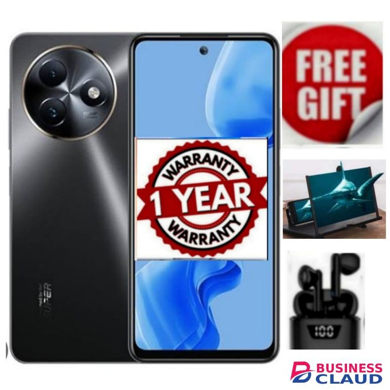 Itel S24 6.6", 256GB+ Up To 8GB , 5000mAh, 108MP Camera, + FREE EARPOD & SCREEN MAGNIFIER