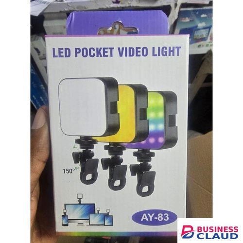 Portable LED Pocket Video Light – Dimmable RGB Fill Light For Content Creators & Professional Photography