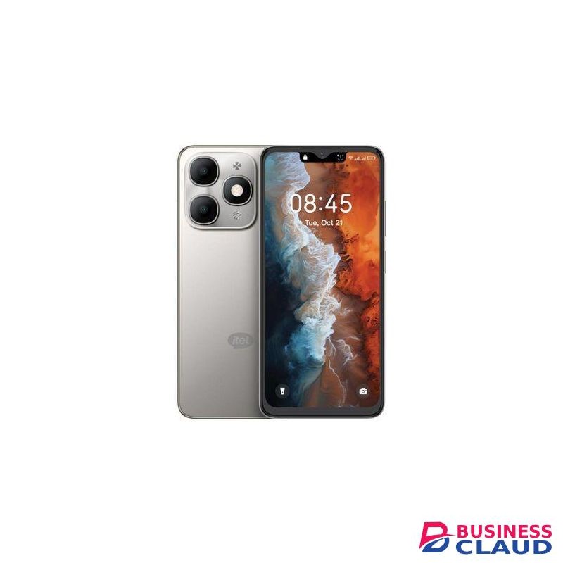 Itel A90, 6.6", 8GB RAM(4+4) GB + 128GB (Dual SIM), 5000mAh, (1YR WRTY) SILVER