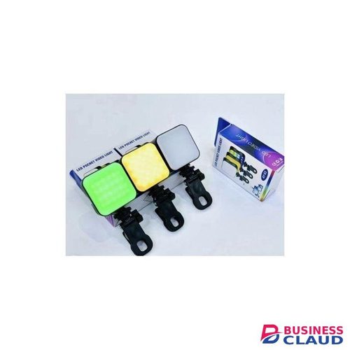 AY-83 RGB Pocket LED Video Light – Mini Adjustable Photography Light for Mobile Phones, Social Media Creators, and Vlogging
