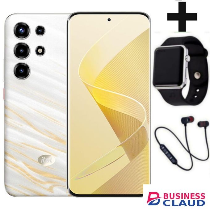 Itel S26 Ultra 4G, 6.78", 8GB RAM + 256GB,(Dual Sim), 5000mAh, BLACK (1YR WRTY) SPORTS