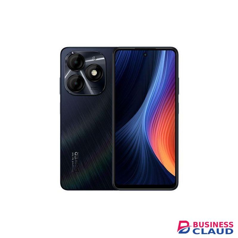 Itel P55 6.6" HD Display , 4GB RAM UPTO 12GB RAM + 128GB ROM Android 13,50MP- black